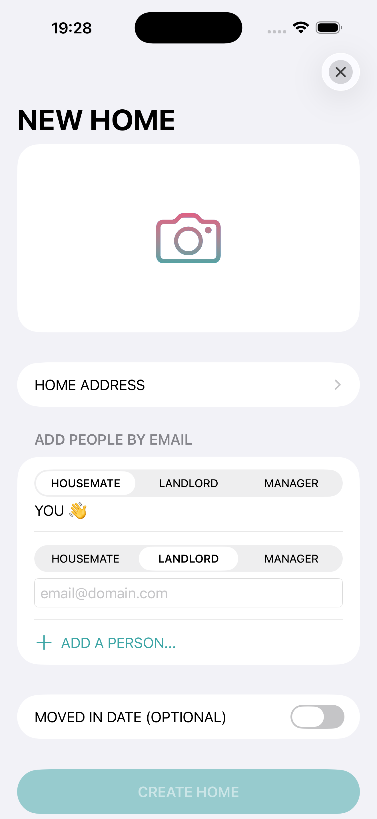 Add your home